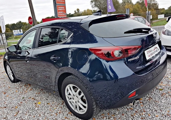Mazda 3 cena 53900 przebieg: 121000, rok produkcji 2016 z Pieńsk małe 667